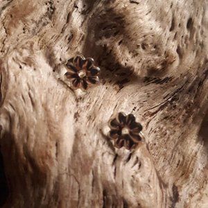 COPY LISTING—NEW Pair of TIFFANY & CO. 925 Sterling Silver Flower Earrin…